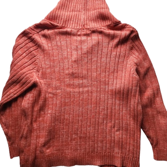 L. A. Blues Cotton Acrylic Orange Cable Knit Normcore Cabincore Sweater ♥️ - Picture 6 of 10